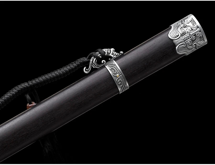 Chinese Tang Sword 1060 High Carbon Steel Blade Real Full Tang Sharp Ready Battle Warrior Jian Swords Training Katanas