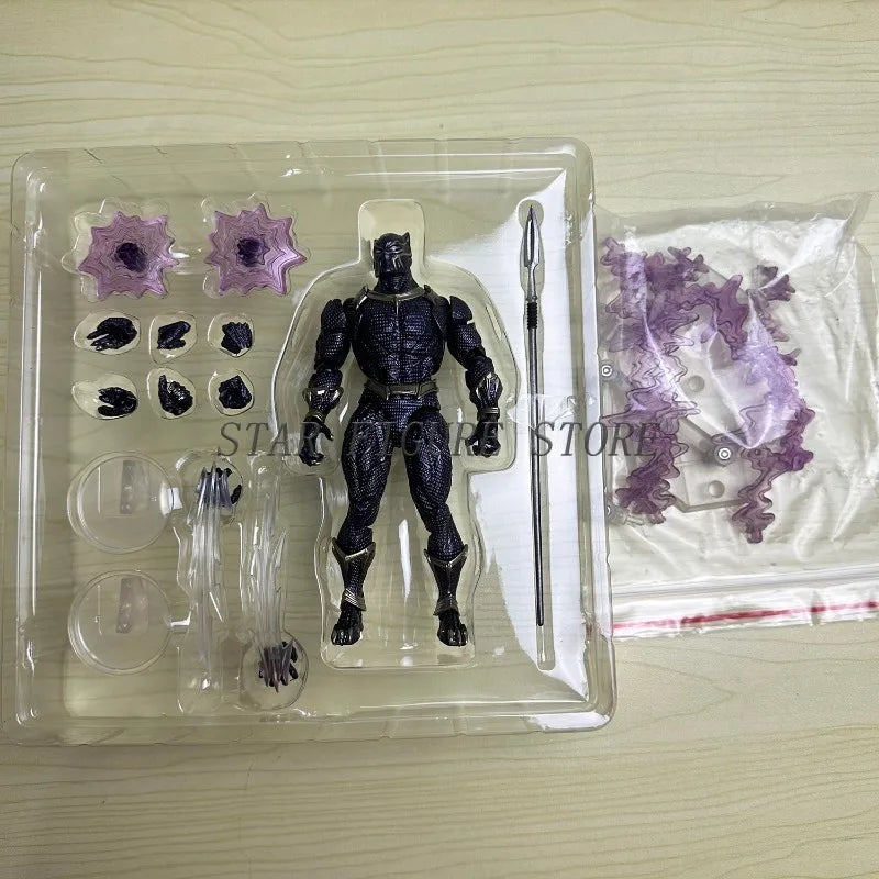 Amazing Yamaguchi Flash Spider-man Action Figure PVC Movable Collectible Toys Revoltech Black Panther Flashpoint Figures Model