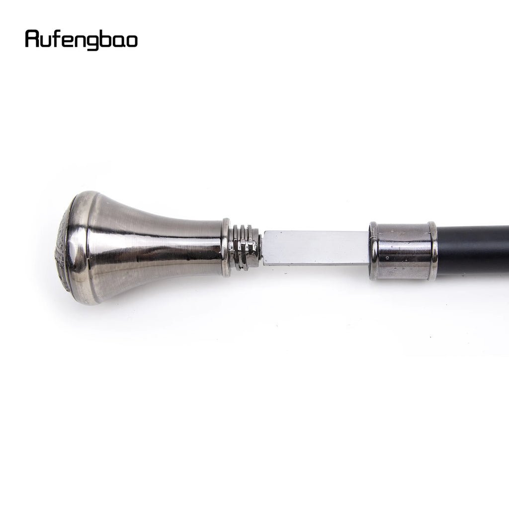 The Middle Ages Sword Cross Totem Single Joint Walking Stick with Hidden Plate Self Defense Cane Sword Cosplay Crosier 93cm
