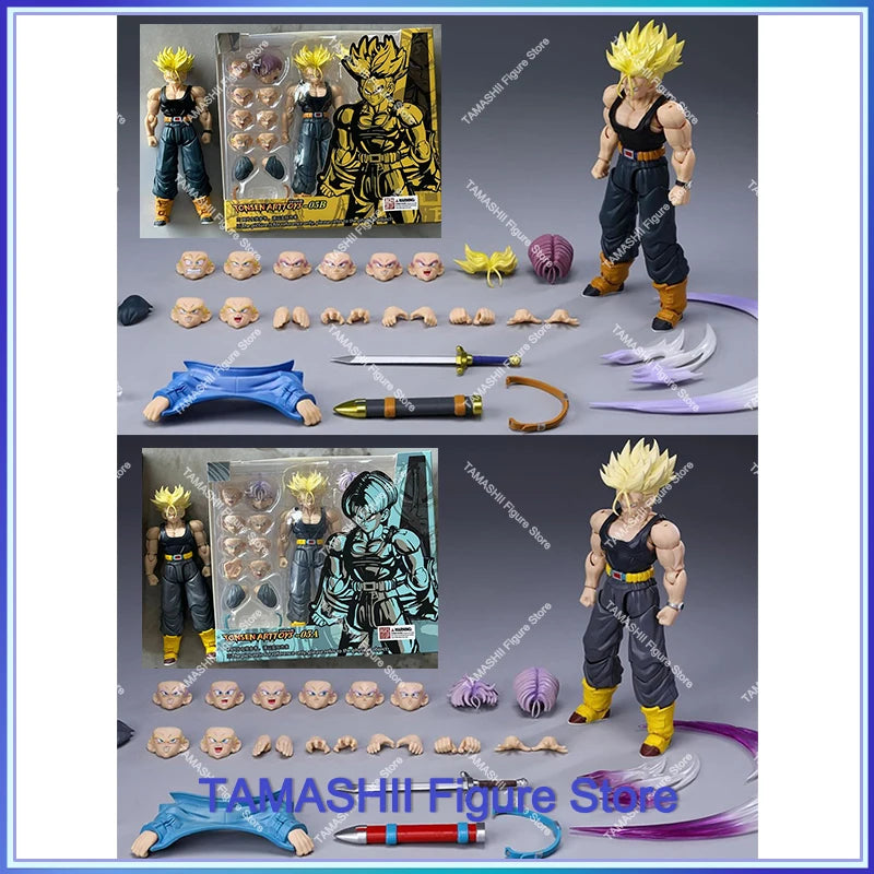 Tonsenarttoys Dragon Ball SHF Trunks Accessories SSJ SSJ2 Custom Model Kit Anime Action Figures Toys Collectibles