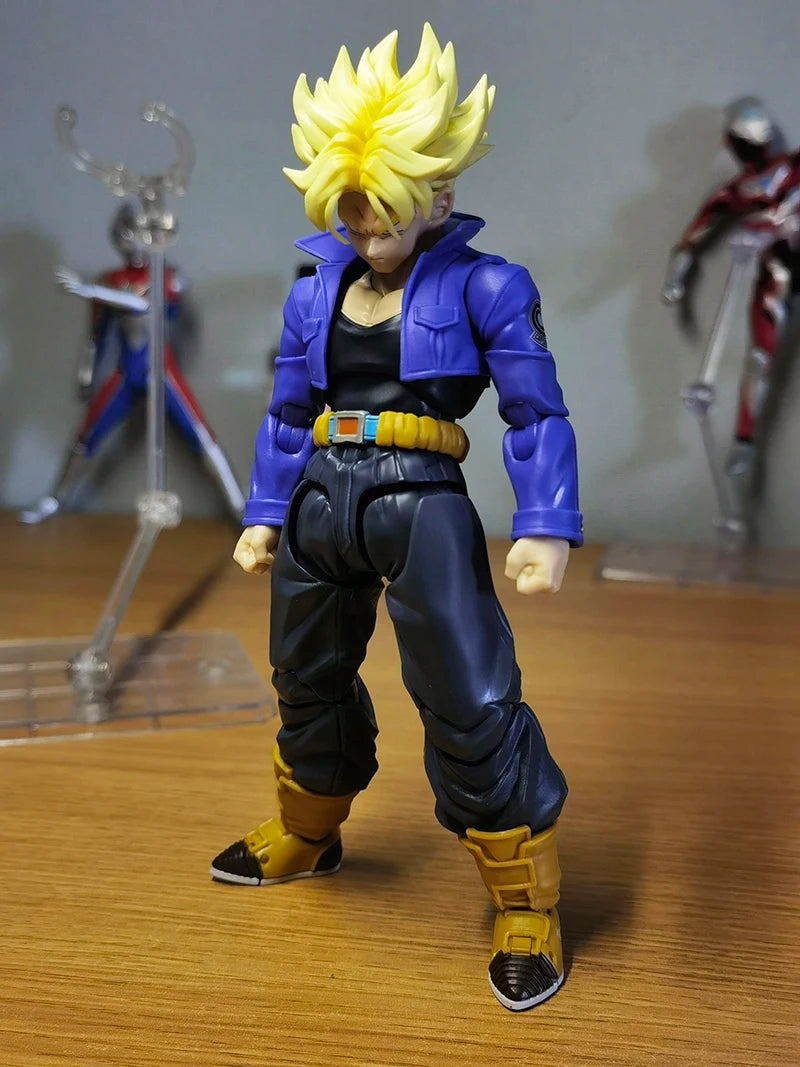 SHF Dragon Ball Z Figure Super Saiyan Trunks Action Figure Movable PVC Collection Anime Future Boy Torankusu Figures Model Toys