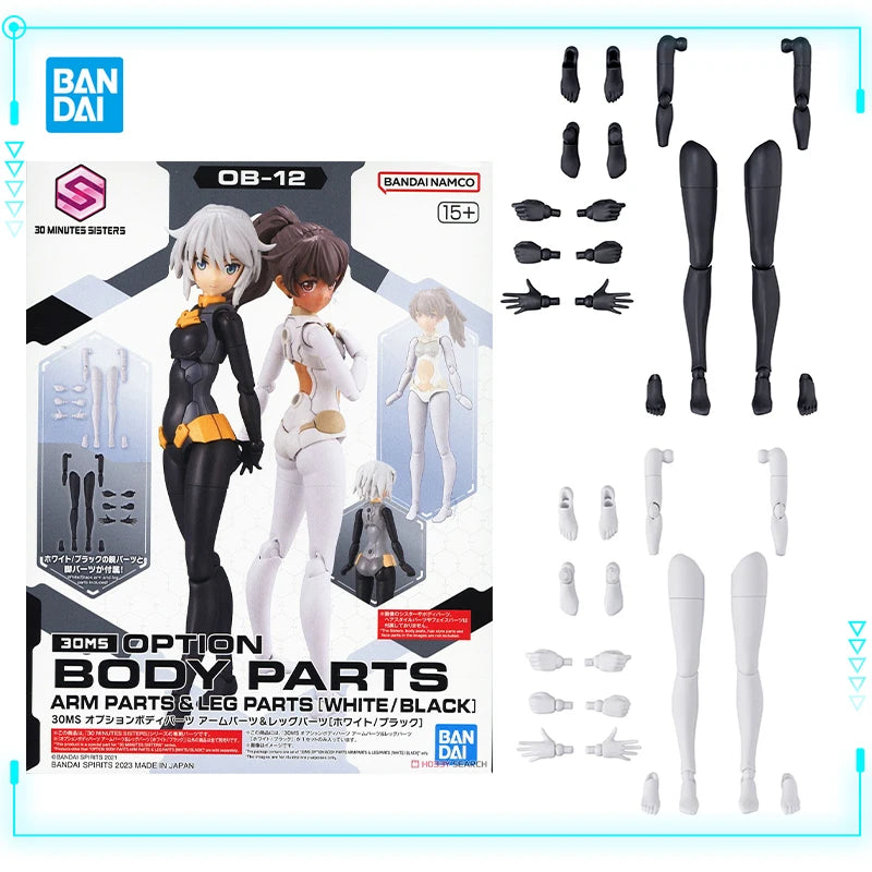 Bandai Original Genuine 30 Minutes Sisters Yufia Eliene Stipla Laranel Siana Farina Neverlia Rishetta Palyton Models Toy Figures