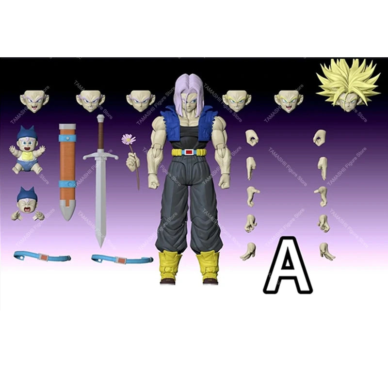 Tonsenarttoys Dragon Ball SHF Trunks Accessories SSJ SSJ2 Custom Model Kit Anime Action Figures Toys Collectibles