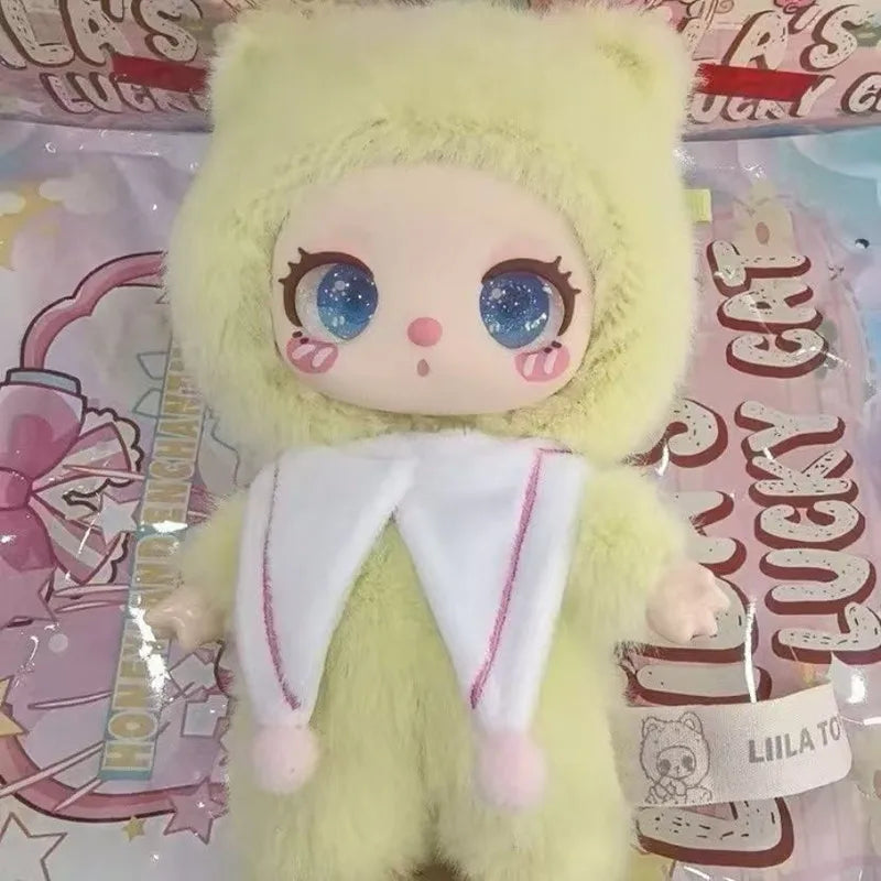 Genuine Liila'S Lucky Cat V3 Serise Blind Box Cute Vinyl Plush Pendant Doll Trendy Toys Lovely Mystery Box Figure Doll Gift