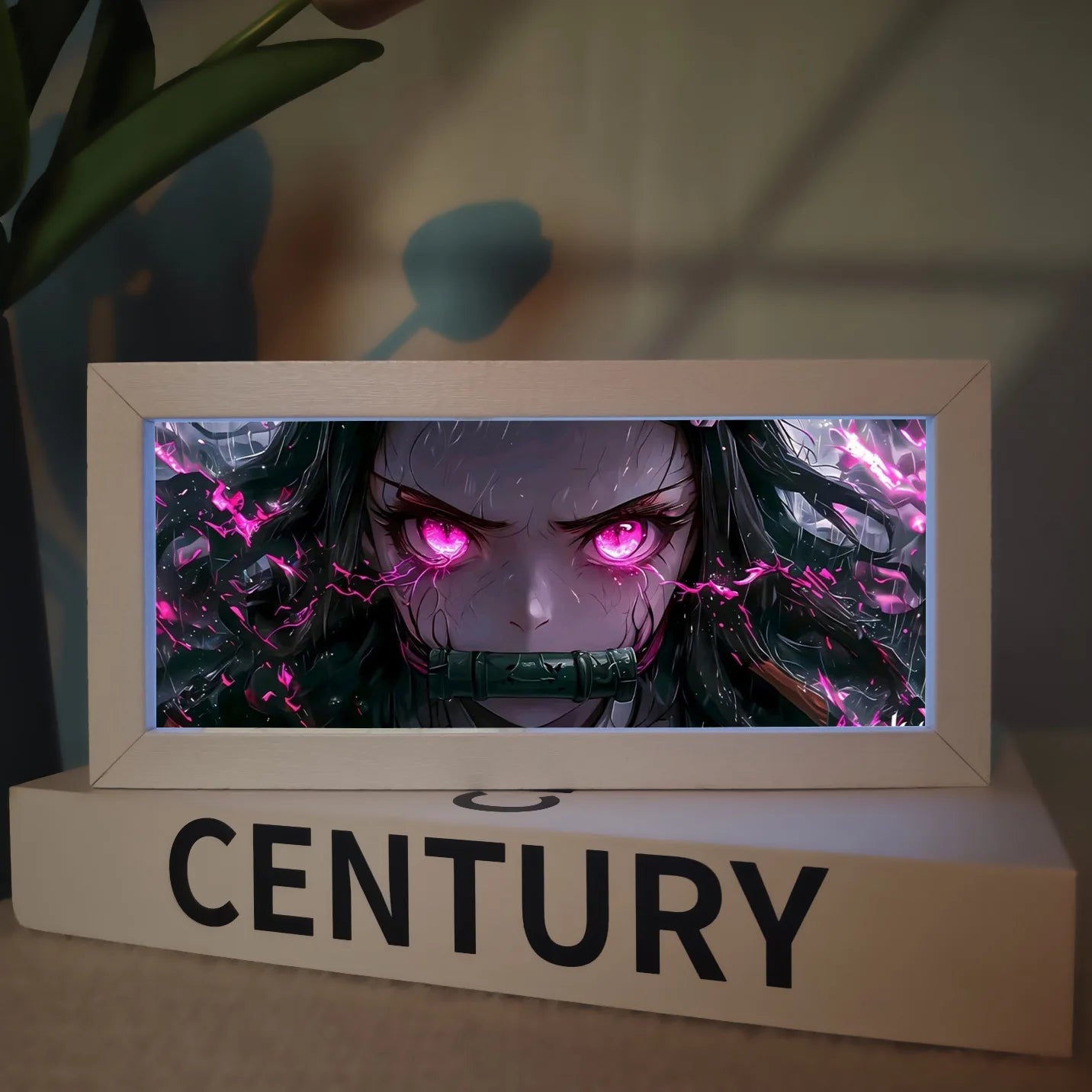 Demon Slayer Anime Merchandise Led Night Light Exquisite Painting Bedroom Atmosphere Desk Lamp Desktop Decoration Ornament Gift