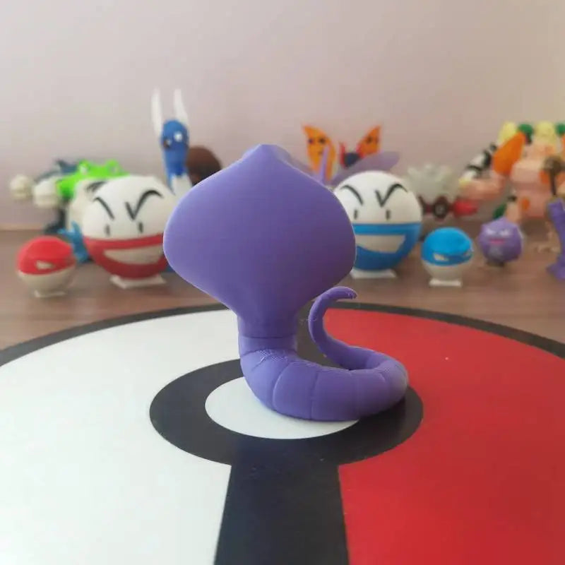 Cartoon Anime Figures Arbok Ekans Proportion World 1:20 Diy 3D Printing Kawaii Character Desktop Model Kids Toys Gifts