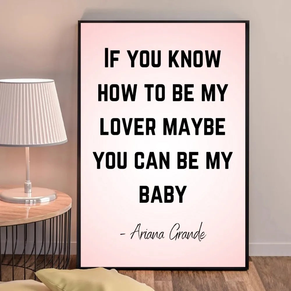 Ariana Grande Anime Poster