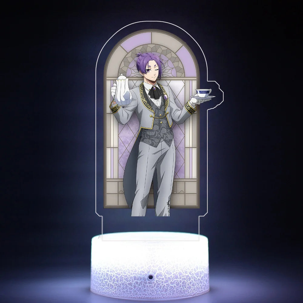 Acrylic Anime Cartoons Night Light for Blue Lock Yoichi Isagi Bedroom Standee Atmosphere Creativity Decoration Birthday Gift