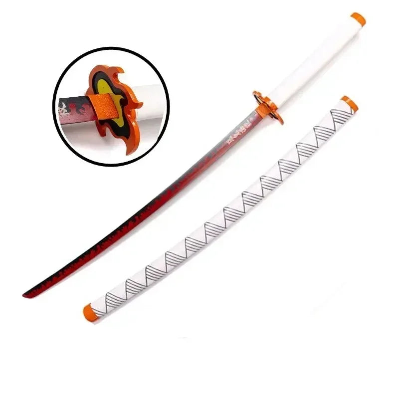 104cm Large Katana Schwert Wood Blade Sword Anime Cosplay Prop Ninja Knife Real Size Japanese Katana Original Samurai Sabre Gift