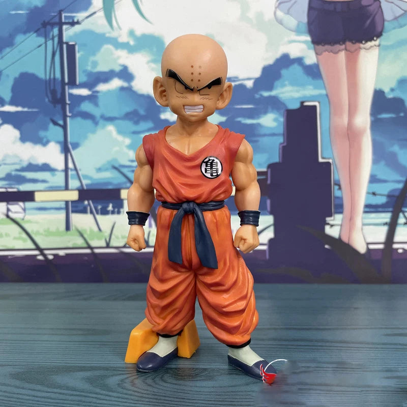 16cm Dragon Ball Z Anime Figures Super Krillin PVC Action Figures Model Desktop Decoration Collection Toys For Kids Gifts