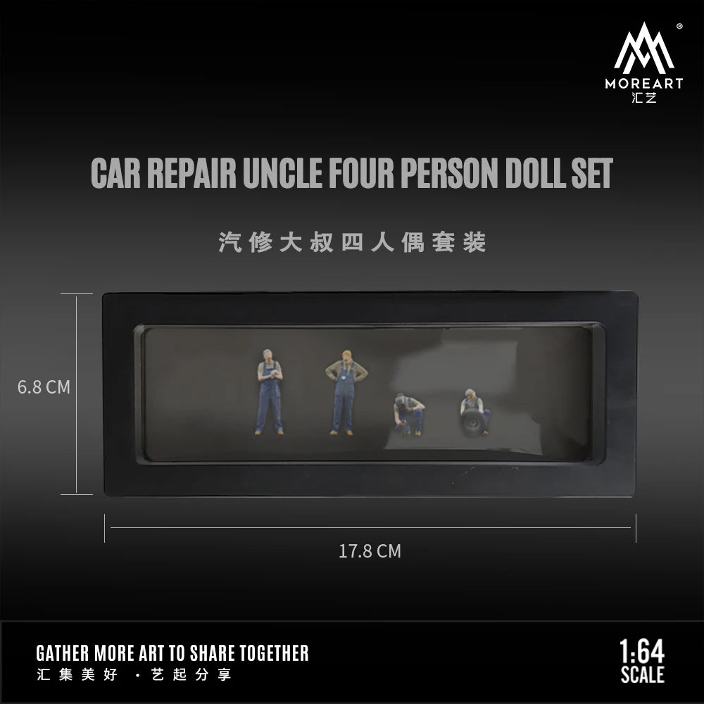 TIME MICRO MoreArt 1:64  Model Car Figures for Display&Collection Repair Women Set Scene for Display & Collection & Decoration