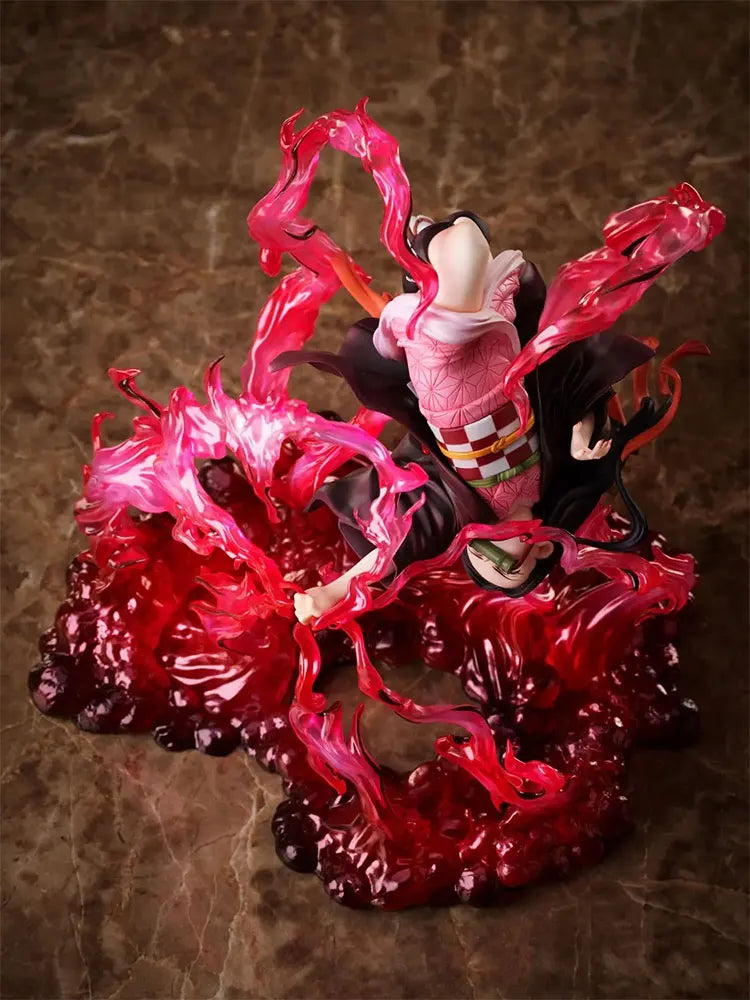 Hot Ghost Annihilation Blade Gk Blood Ghost Art, Bloody Bean Special Effect Scene Model, Cartoon Desktop Ornament Handmade