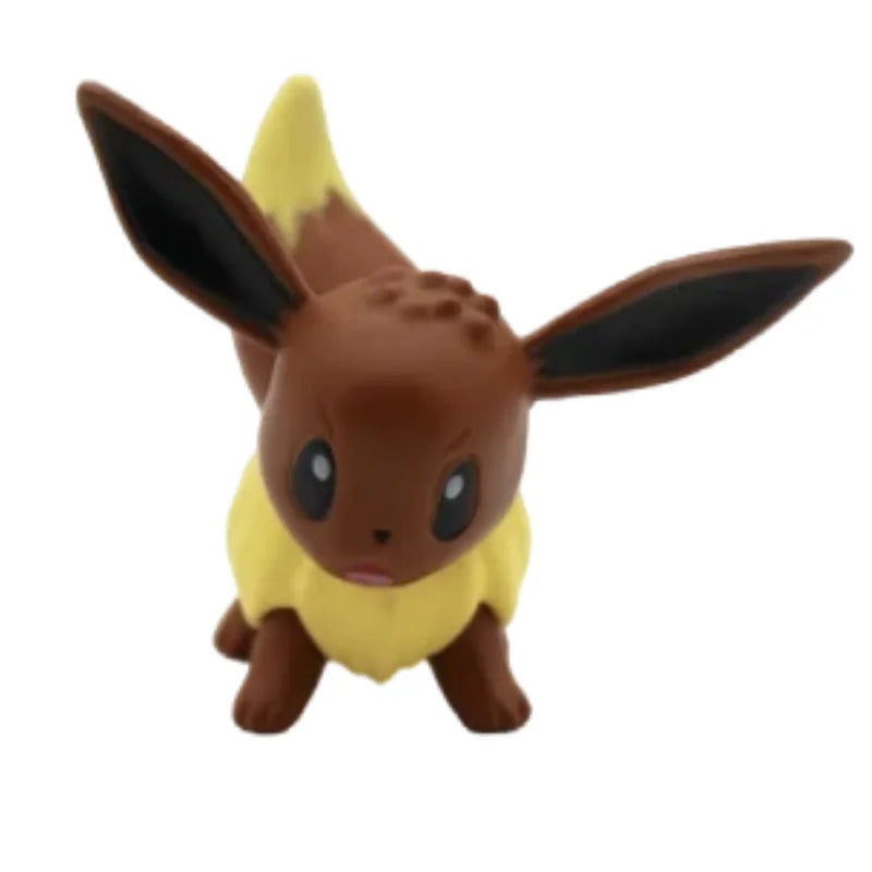 TOMY WCT Super Cute Pokemon Figures Kawaii Pikachu Piplup Vulpix Meowth Cubone Marshadow Axew Keldeo Mini 4cm Children toys