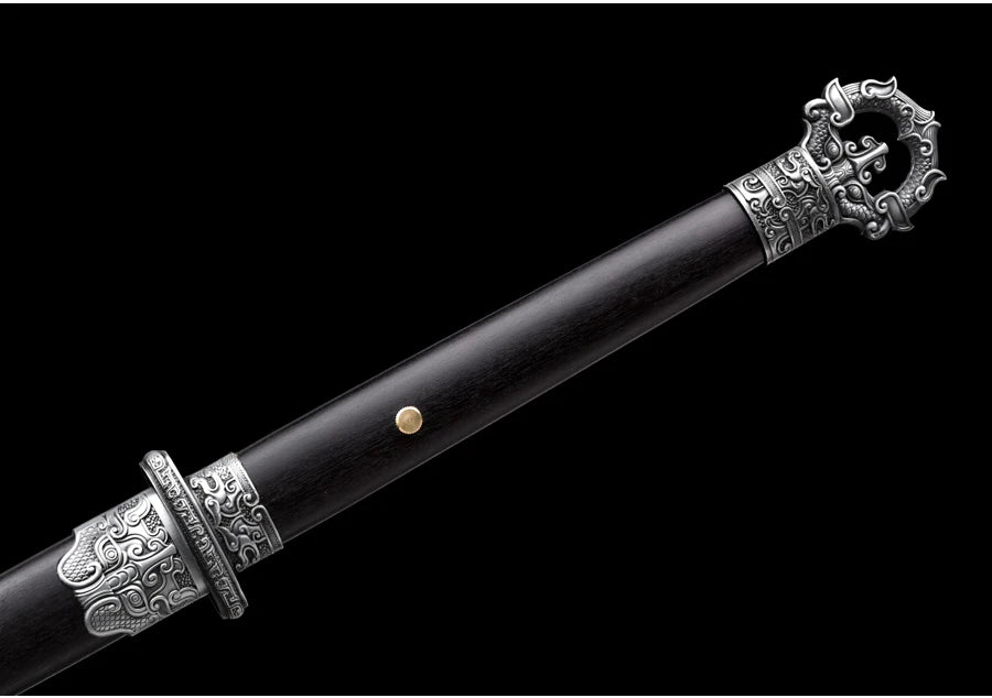 Chinese Tang Sword 1060 High Carbon Steel Blade Real Full Tang Sharp Ready Battle Warrior Jian Swords Training Katanas