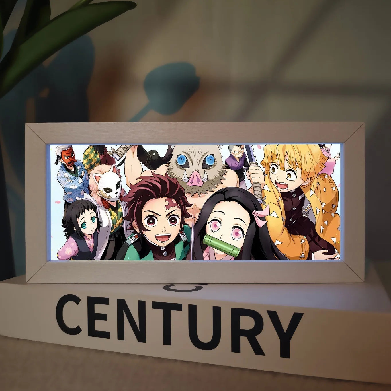 Demon Slayer Anime Merchandise Led Night Light Exquisite Painting Bedroom Atmosphere Desk Lamp Desktop Decoration Ornament Gift