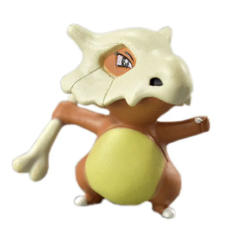 TOMY WCT Super Cute Pokemon Figures Kawaii Pikachu Piplup Vulpix Meowth Cubone Marshadow Axew Keldeo Mini 4cm Children toys