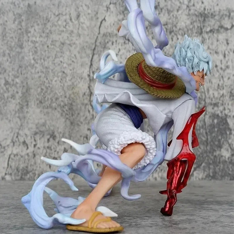 One Piece Figure Anime Sun God Nika Luffy Gear 5 Action Figures Gk Statue Monkey D. Luffy PVC Model Toy Ornament Boys Gift Items