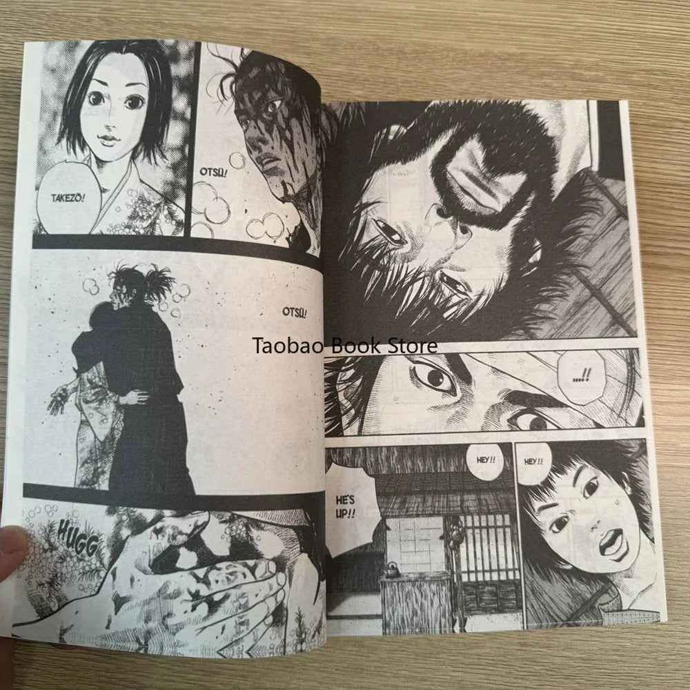 Anime Vagabond Volume 1-3 Miyamoto Musashi Japanese Teen Mystery Romance English Comic Book Manga Book English Version