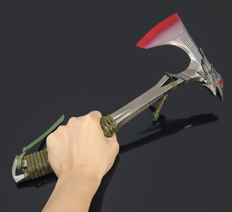 35cm Apex Legends Weapon Raven Bite Bloodhound Heirlooms Game Axe Metal Model Katanas Anime peripheral Swords Cospaly Gifts Toys