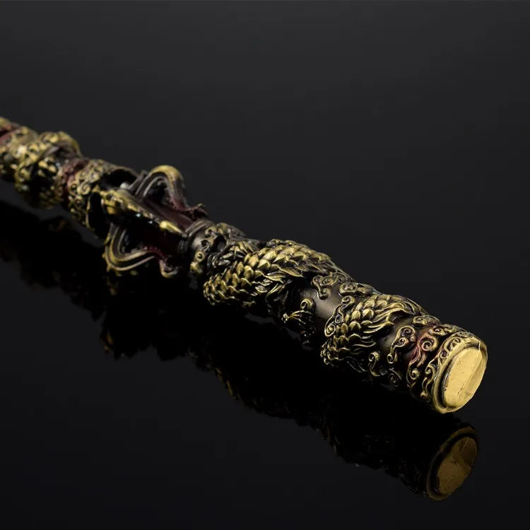 Black Myth Wukong Katana Sword Golden Hoop Stick Real Steel Sword Iron Real Size Weapon Cosplay Prop Decoration Craft Anime Gift