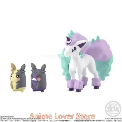 Bandai Original Scale World POKEMON Galar Region Marnie Victor Toxtricity Sirfetch'd Cramorant Anime Figures Toys for Kids Gift
