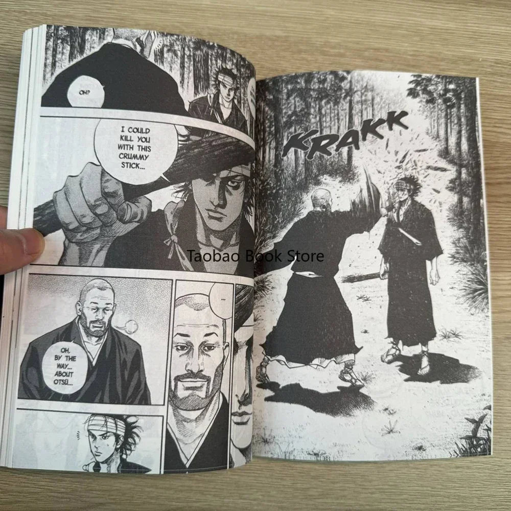 Anime Vagabond Volume 1-3 Miyamoto Musashi Japanese Teen Mystery Romance English Comic Book Manga Book English Version