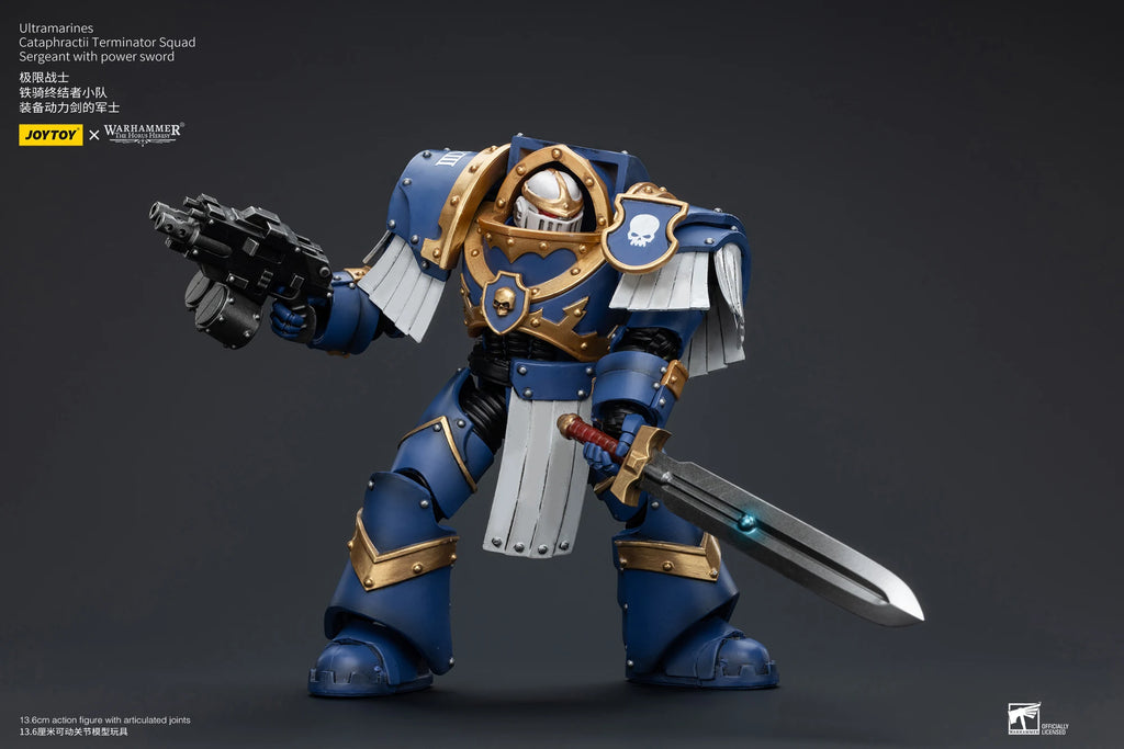 JOYTOY Warhammer 40K 1/18 Action Figure Ultramarines Cataphractii Terminator Squad Anime Figures Toys Model