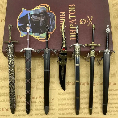 22cm Metal Sword Game of GOT Thrones American TV Series Merchandise 1:6 Medieval Weapon Model Home Ornament Equipment Collection