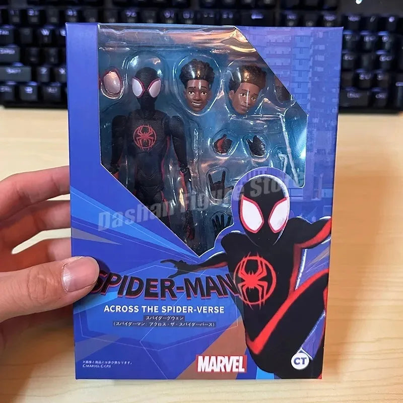 SHF Miguel O'Hara Miles Gwen Action Figure PVC Movable Collection Across the Spider-Verse Figures Superhero CT O Hara Model Toys