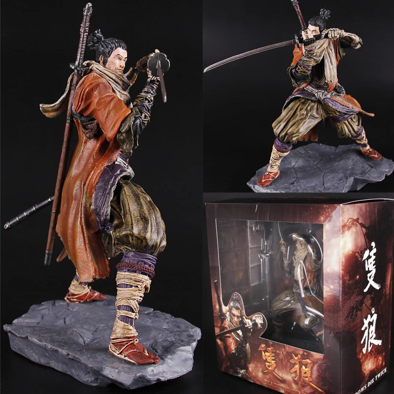 Anime Figma 483-DX Game SEKIRO Figure Shadows Die Twice Action Figures SEKIRO Sword Shadows Die Twice Model Toys Birthday Gifts