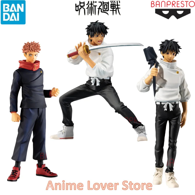 In Stock Bandai Banpresto Original Jujutsu Kaisen Itadori Yuji Okkotsu Yuta Anime Figures Toys for Kids Gift Collectible Model