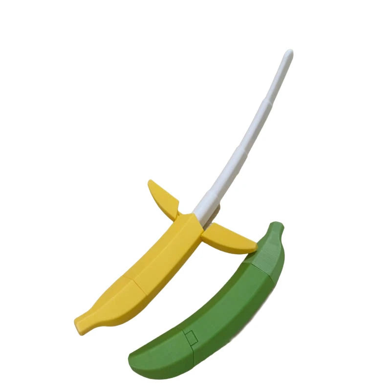 Gravity Katanas Sword Banana Shape Retractable Swords Decompression Katana Stress Relief Toy Knife Chindren Christmas Gifts