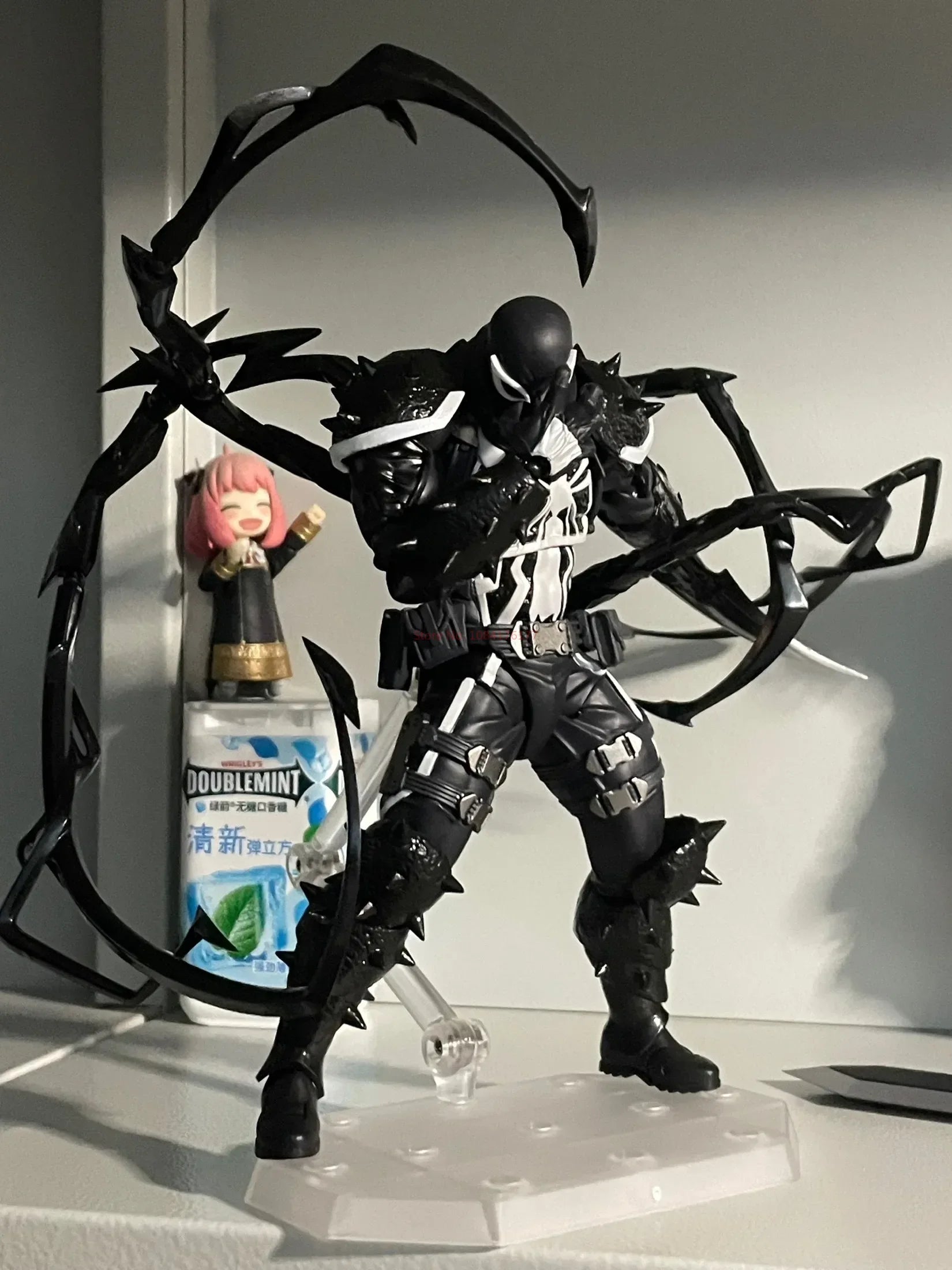 In Stock Mess Toys Black Suit Neighbor Symbiote Spider Figure Scarlet Spider Kaine Parker Red Anime Action Figure Toys Gifts