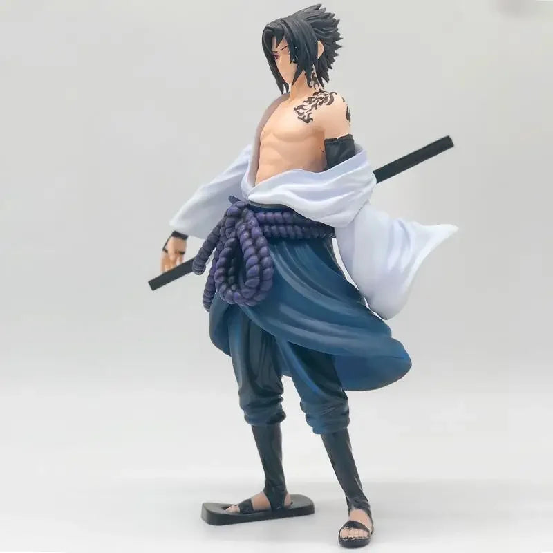 1Pc 20cm Anime Naruto Sasuke Kakashi Uzumaki Gaara Action Figures Cartoon PVC Collectiable Model Toys Kids Boys Birthday Gifts
