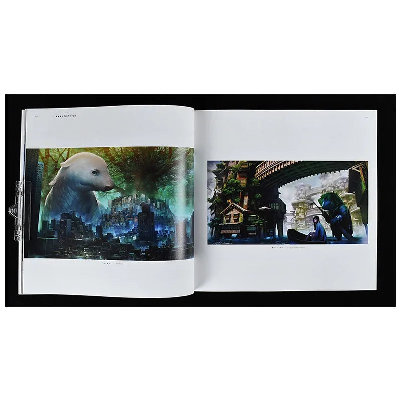 4 Books Set Japanese Original Illustration Art Book Dark Fantasy Nostalgia Parallel Scenes Can Purchase Separately