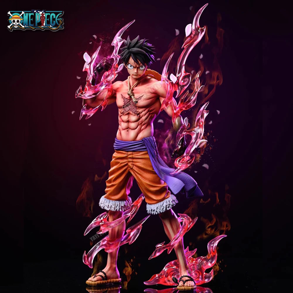 Luffy Flowing Cherry Figure