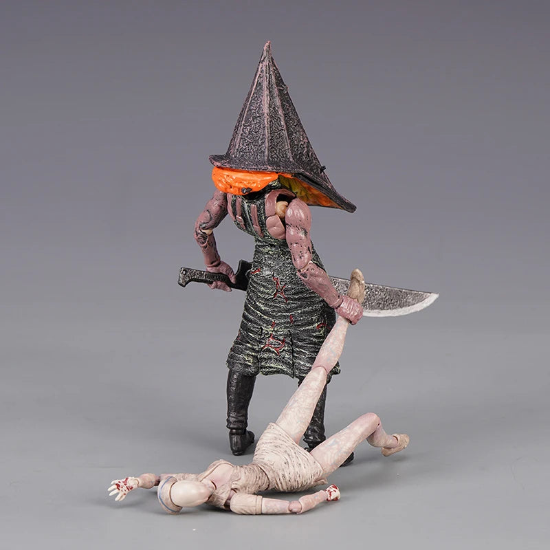 17cm Figma Sp-055 Silent Hill Revelation 3D Figure Red Pyramid Thing Action Figures PVC Collection Pyramid Head Model Toys Gifts