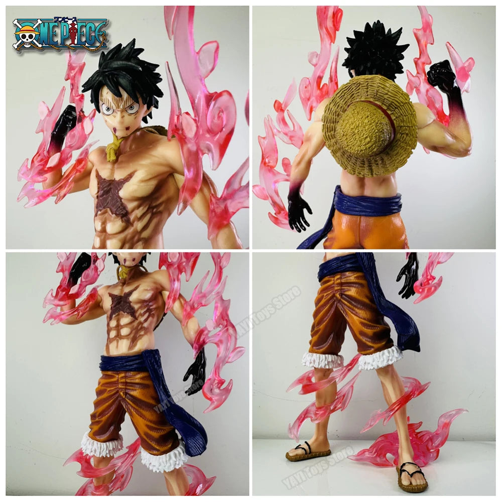 Luffy Flowing Cherry Figure