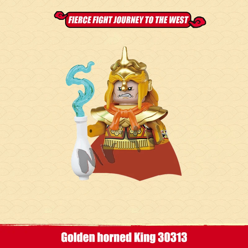 New Journey To Thewest Chinese Movie Anime DIY Mini Figures Weapons Model Building Blocks Kids Toys Gifts For Boys Girls Juguete