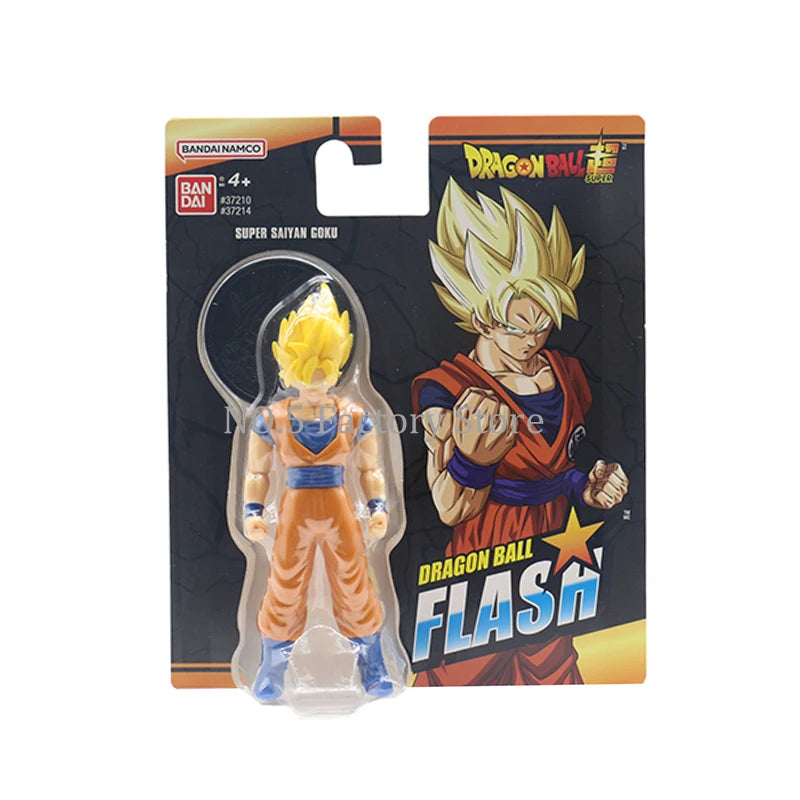 Original Bandai Dragon Ball Anime Figures FLASH Black Zamasu Goku Vegeta Frieza Broly Action Figurine Suuper Saiyan Model Toys