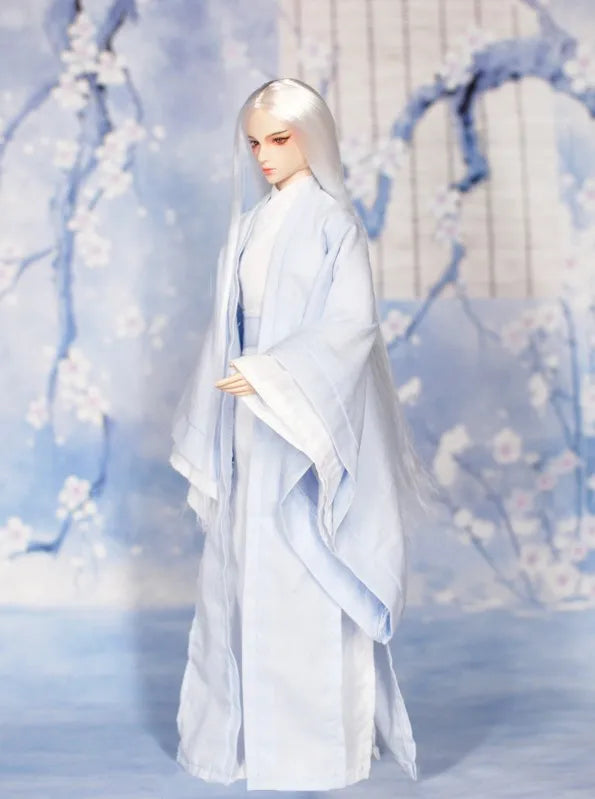 30cm Doll Chinese Ancient Costume Accessories 1/6 Male BJD Doll Figures Flexible Body Boy Doll Long Hair Boyfriend Toys Gift