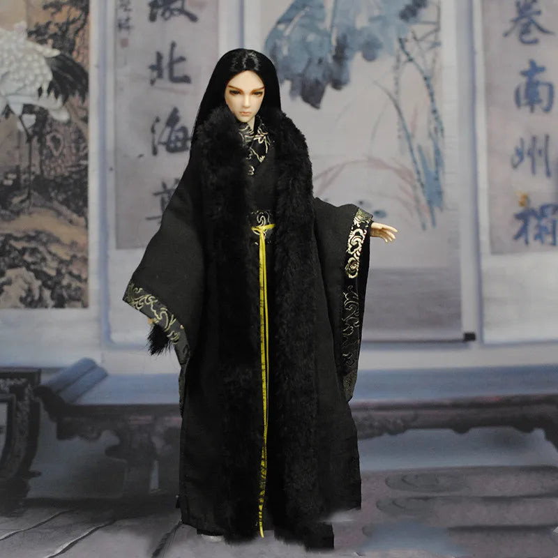 30cm Doll Chinese Ancient Costume Accessories 1/6 Male BJD Doll Figures Flexible Body Boy Doll Long Hair Boyfriend Toys Gift