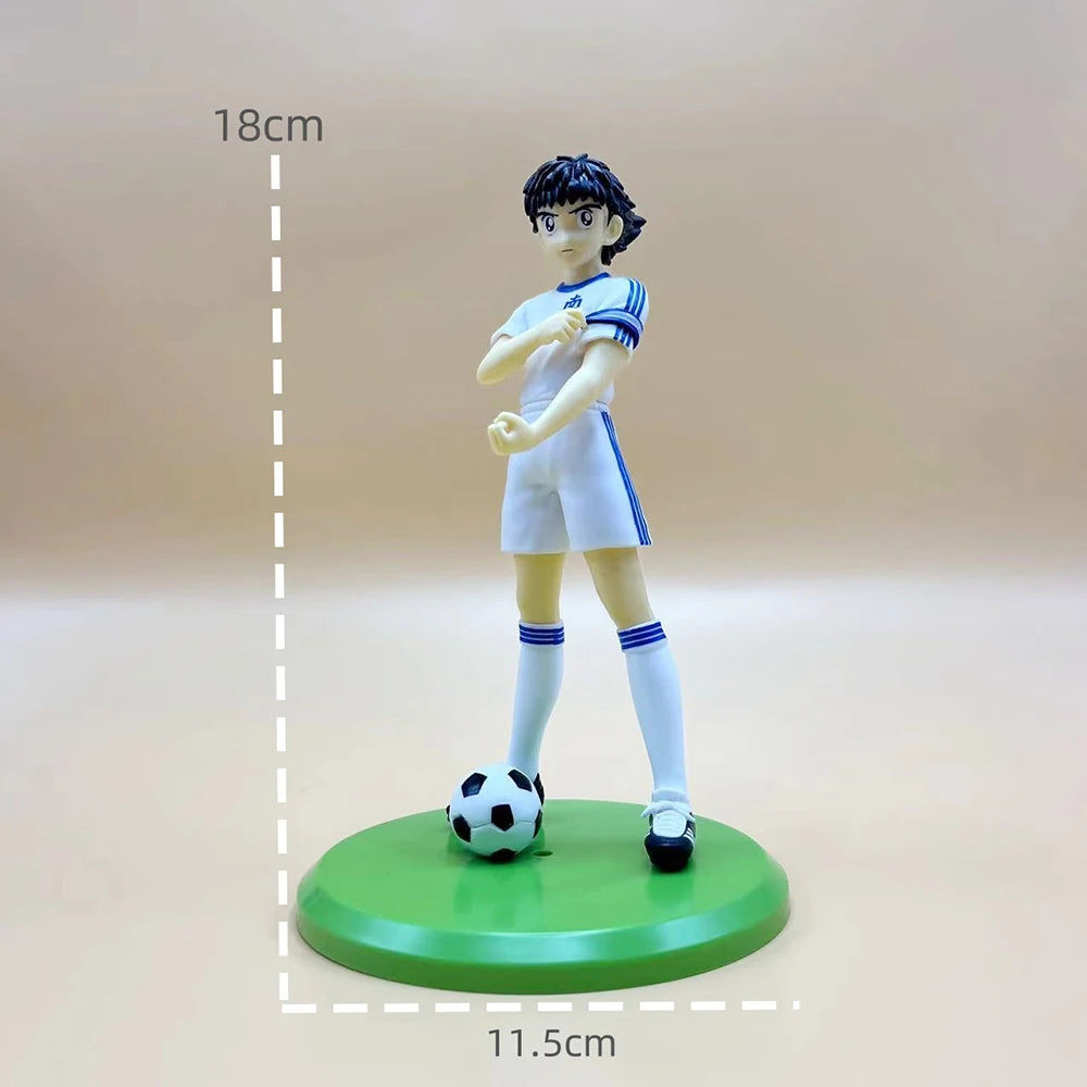 Anime Captain Tsubasa Figures Ozora Tsubasa Figure Wakabayashi Genzo Kojiro Hyuga Action Figurine Collectible Toys Ornament Gift