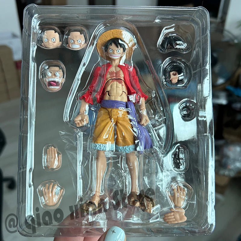 One Piece Action Figures Anime Luffy Roronoa Zoro Ace Figure Movable Joints Collection Model Toys Birthday Gift For Children