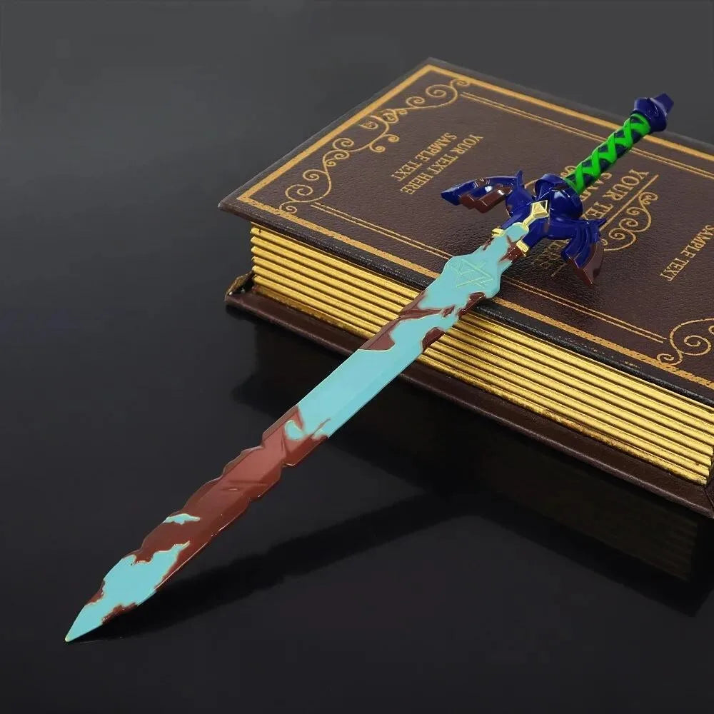 The Hyrule Fantasy Sword Keychains Link Game Periphery Metal  Collection Model Zeldas Keychain Ornament Crafts Gifts Toys