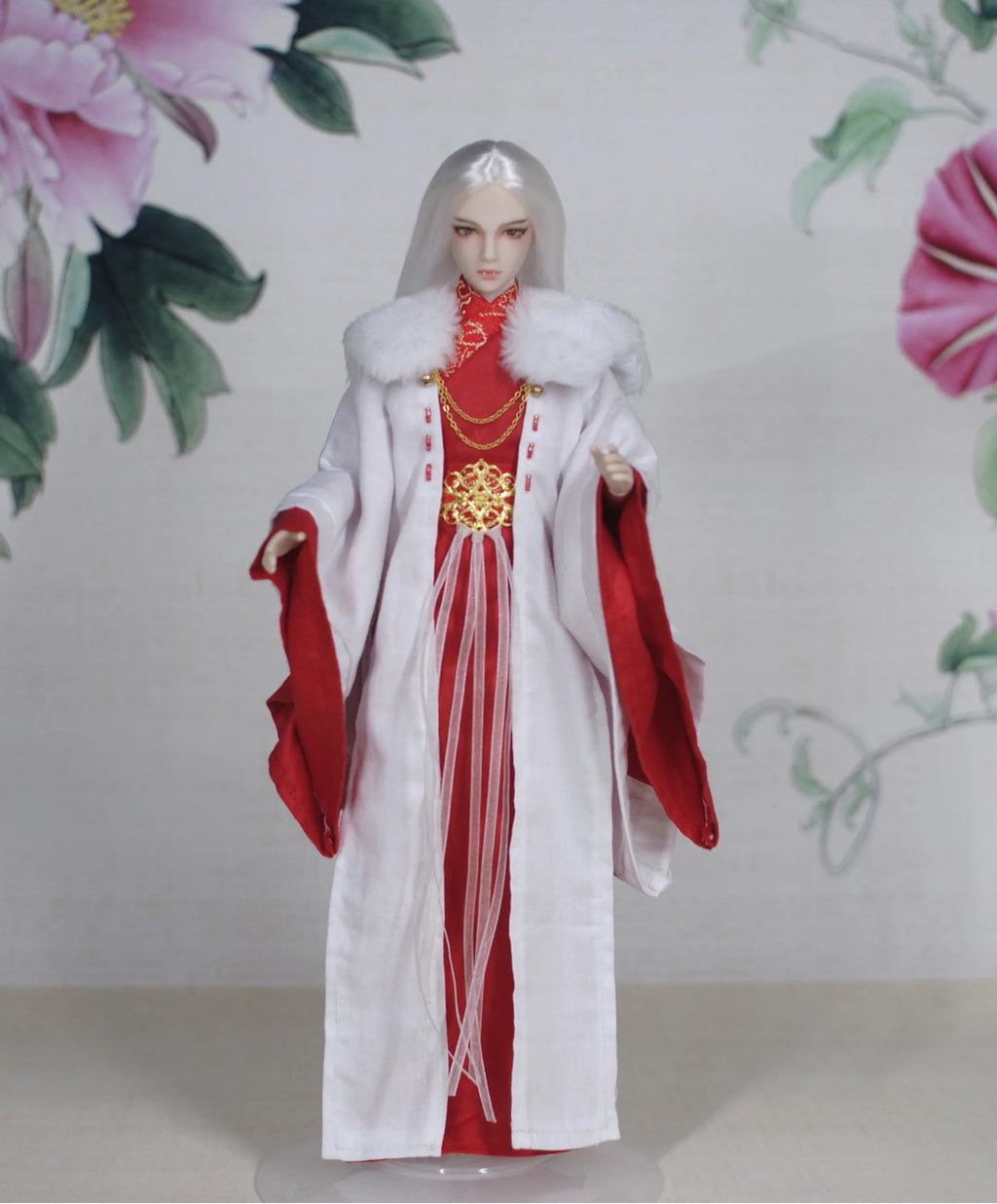 30cm Doll Chinese Ancient Costume Accessories 1/6 Male BJD Doll Figures Flexible Body Boy Doll Long Hair Boyfriend Toys Gift