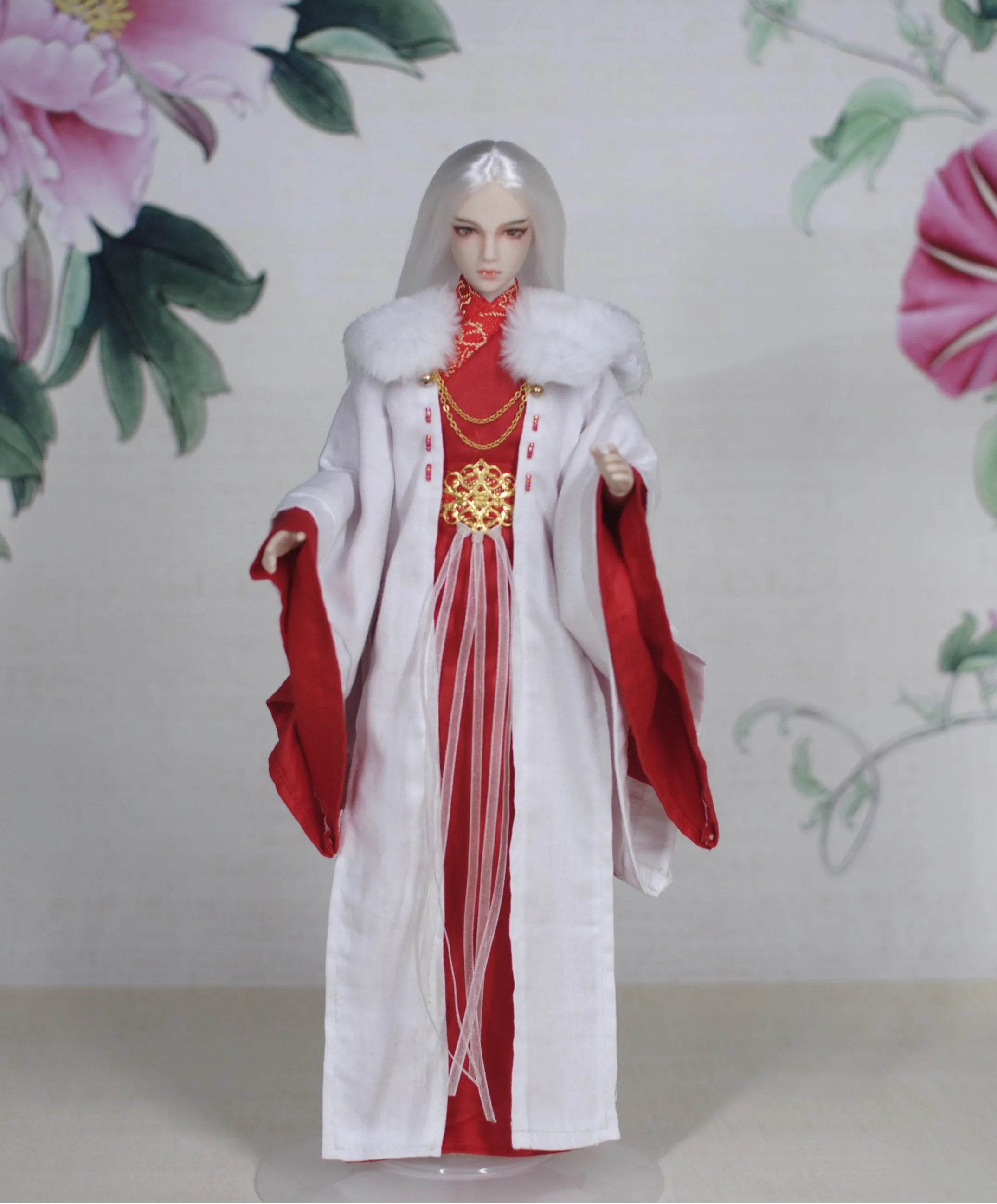 30cm Doll Chinese Ancient Costume Accessories 1/6 Male BJD Doll Figures Flexible Body Boy Doll Long Hair Boyfriend Toys Gift