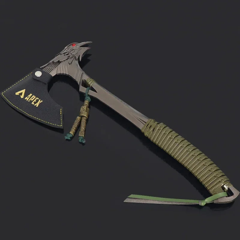 35cm Apex Legends Weapon Raven Bite Bloodhound Heirlooms Game Axe Metal Model Katanas Anime peripheral Swords Cospaly Gifts Toys