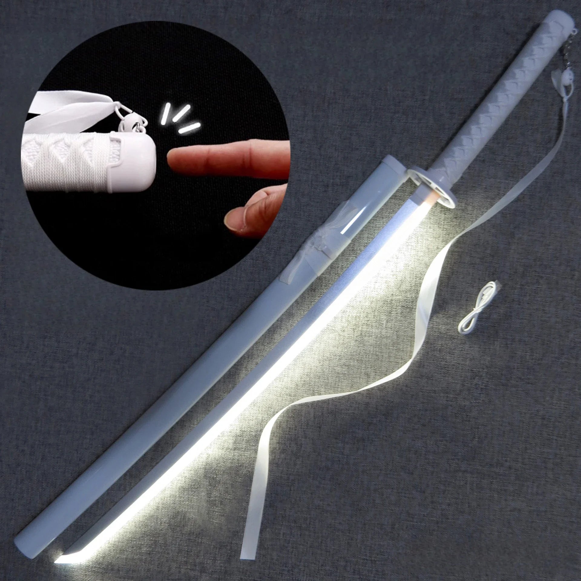 104cm Bleach Kuchiki Rukia Katana Sword Anime Ichigo Cosplay Prop Wooden Ninja Knife Real Size Japanese Katana Samurai Sabre Toy