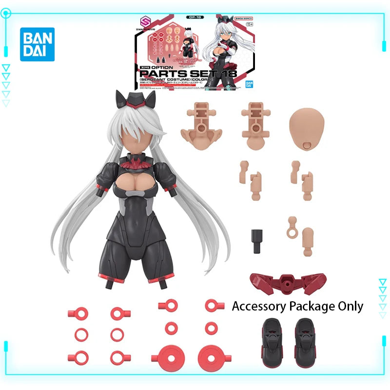 Bandai Original Genuine 30 Minutes Sisters Yufia Eliene Stipla Laranel Siana Farina Neverlia Rishetta Palyton Models Toy Figures